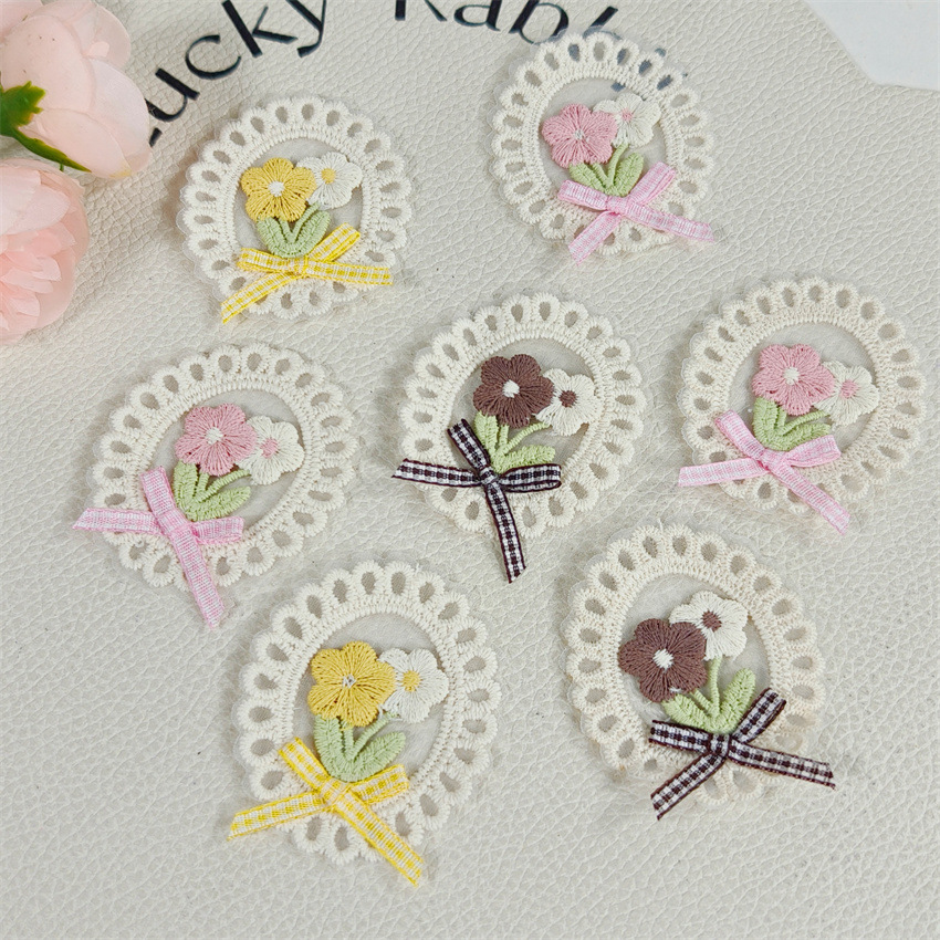 Applique Patch Flower - 10 Buah Baru Musim Semi Musim