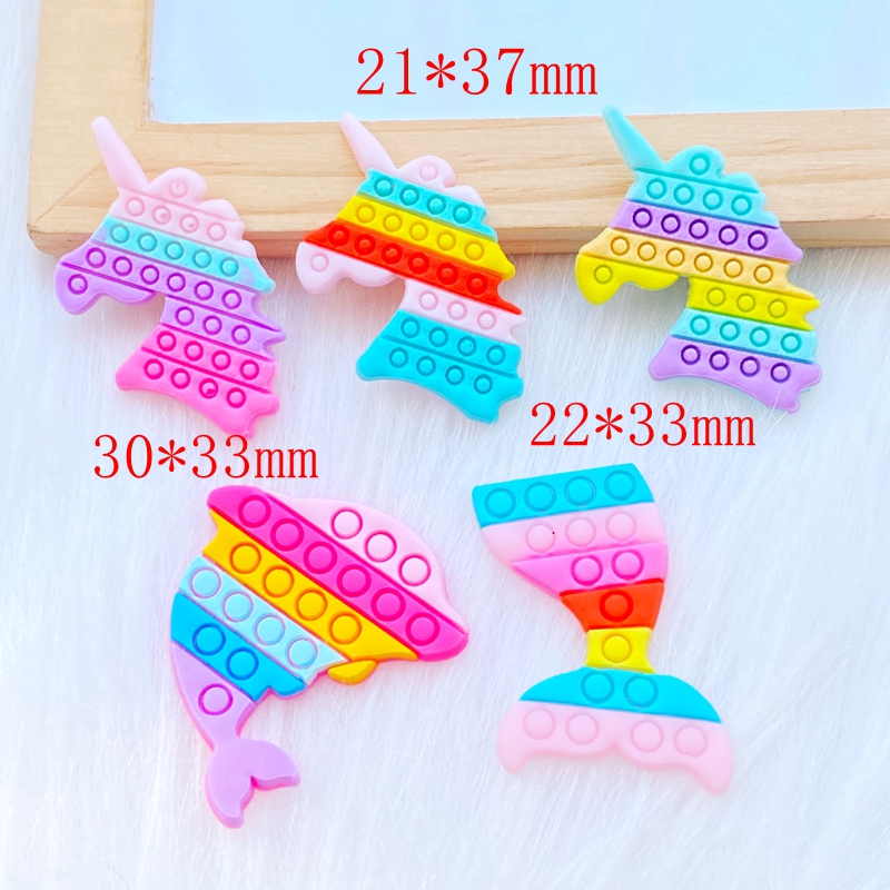 20 Buah Baru Lucu Fishtail Uni - Embellishment Glue Craft ulasan dan harga