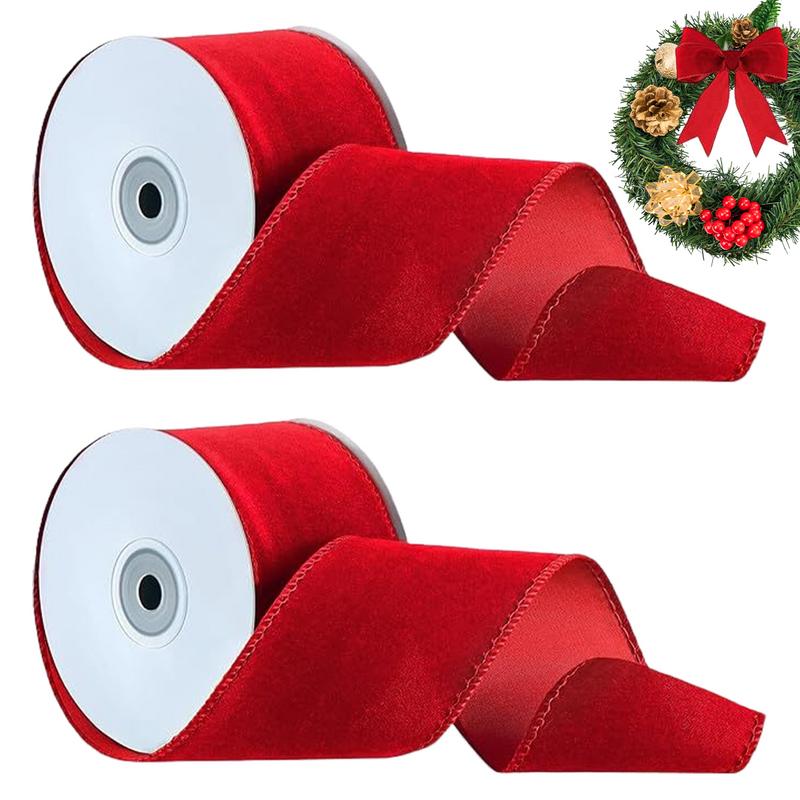 2 gulungan kemasan beludru kab - Velvet Ribbon Roll ulasan dan harga