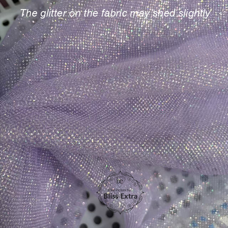 Kain Tulle Berkilau dengan Jar - Sequin Fabric Panel ulasan dan harga