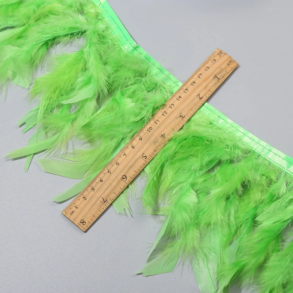 10Meter 15-20Cm Bulu Kalkun Hi - Feather Trim Marabou ulasan dan harga