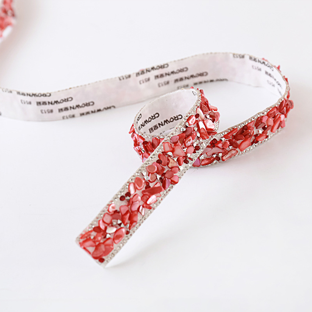 Pita Kristal Rhinestone 90cm 2 - Embellishment Glue Craft ulasan dan harga