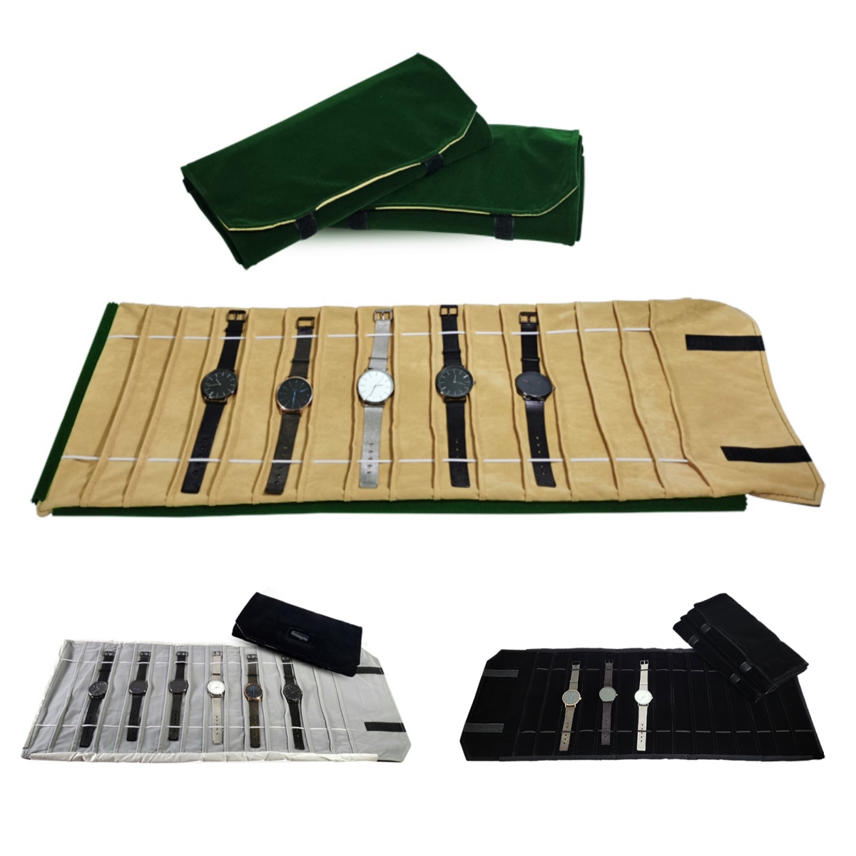 Tas gulung jam tangan beludru  - Velvet Ribbon Roll ulasan dan harga