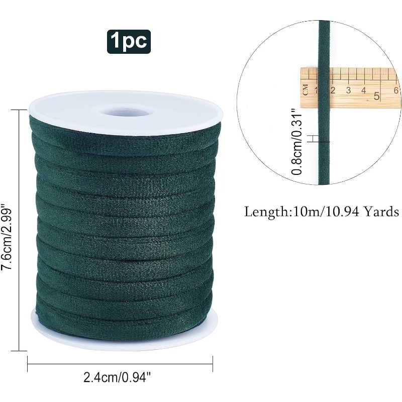 1 gulungan 10m 8mm kabel belud - Velvet Ribbon Roll ulasan dan harga
