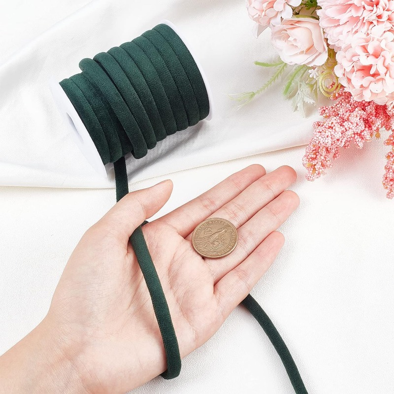 1 gulungan 10m 8mm kabel belud - Velvet Ribbon Roll ulasan dan harga
