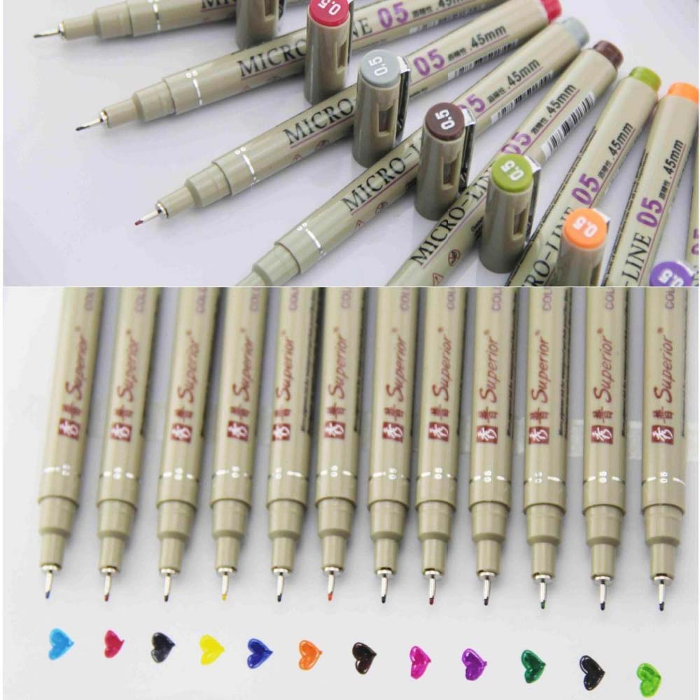 12 Warna Berpori-Point Pena Me - Copic Marker Sketch ulasan dan harga