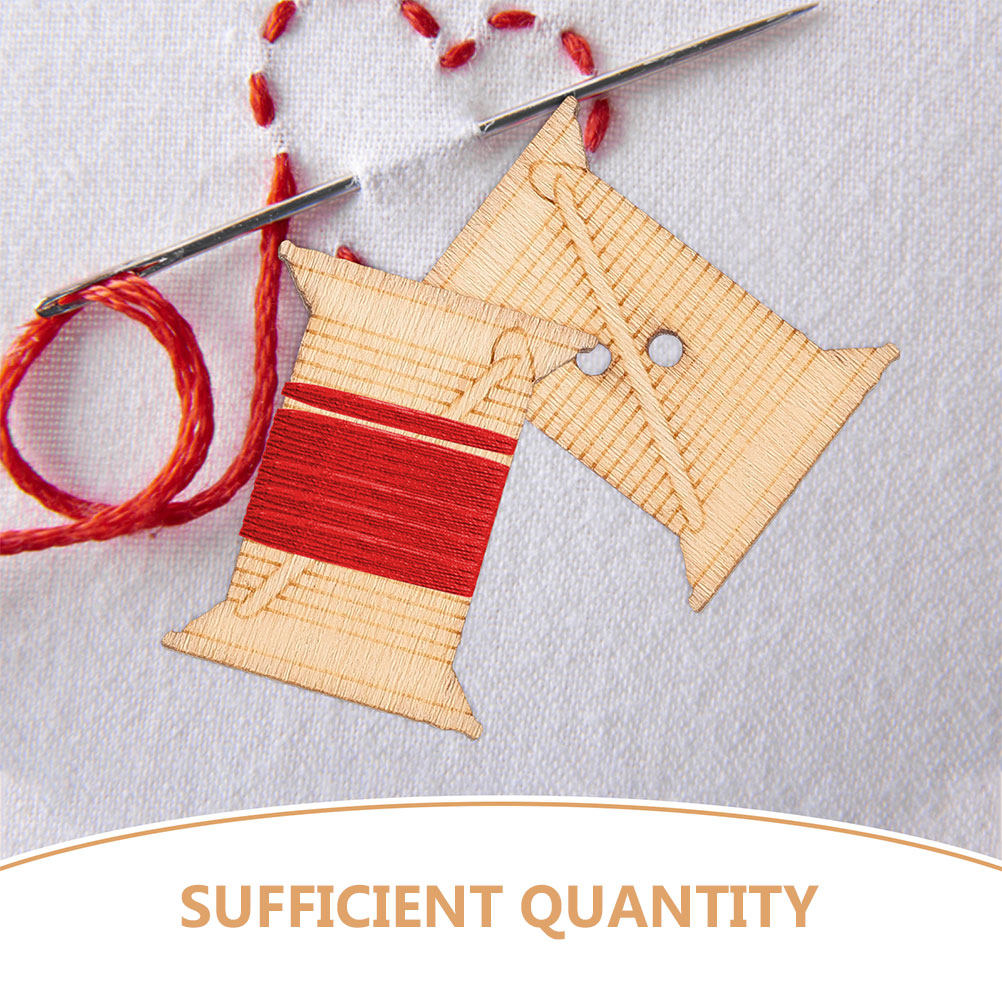 100Pcs Kartu Gulung Benang Bor - Embroidery Embellishments ulasan dan harga