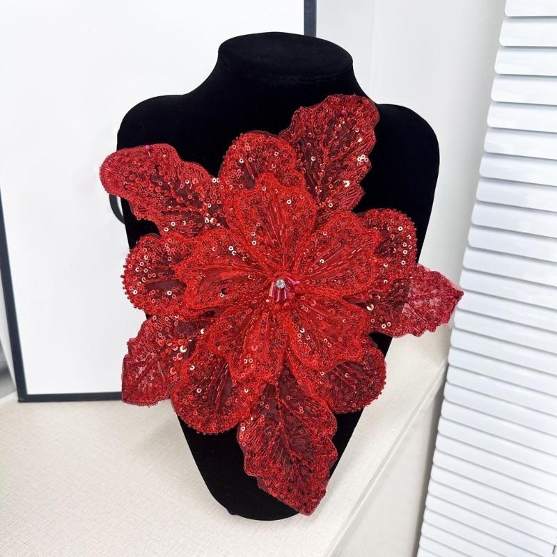 Potongan Applique Bunga Berpay - Applique Patch Flower ulasan dan harga
