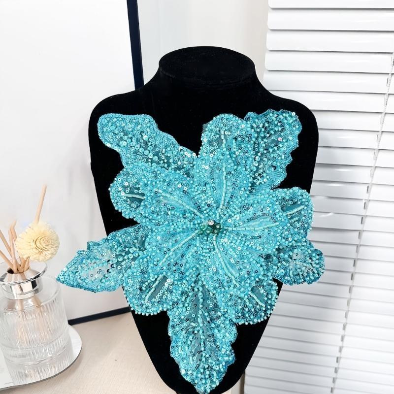 Potongan Applique Bunga Berpay - Applique Patch Flower ulasan dan harga