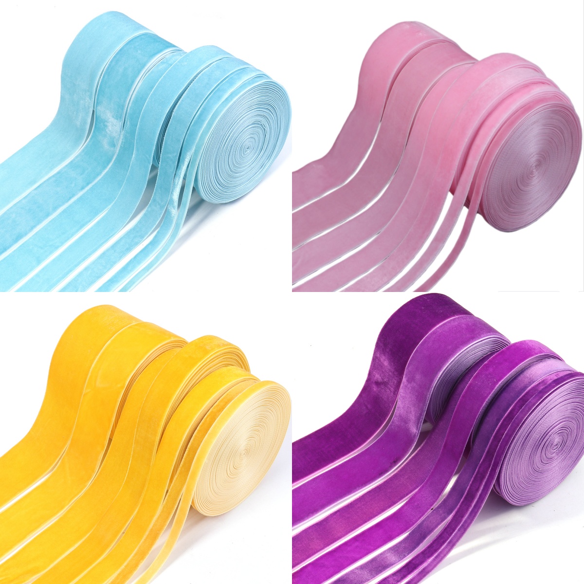 Pita Beludru 5-10 yard/gulung  - Velvet Ribbon Roll ulasan dan harga