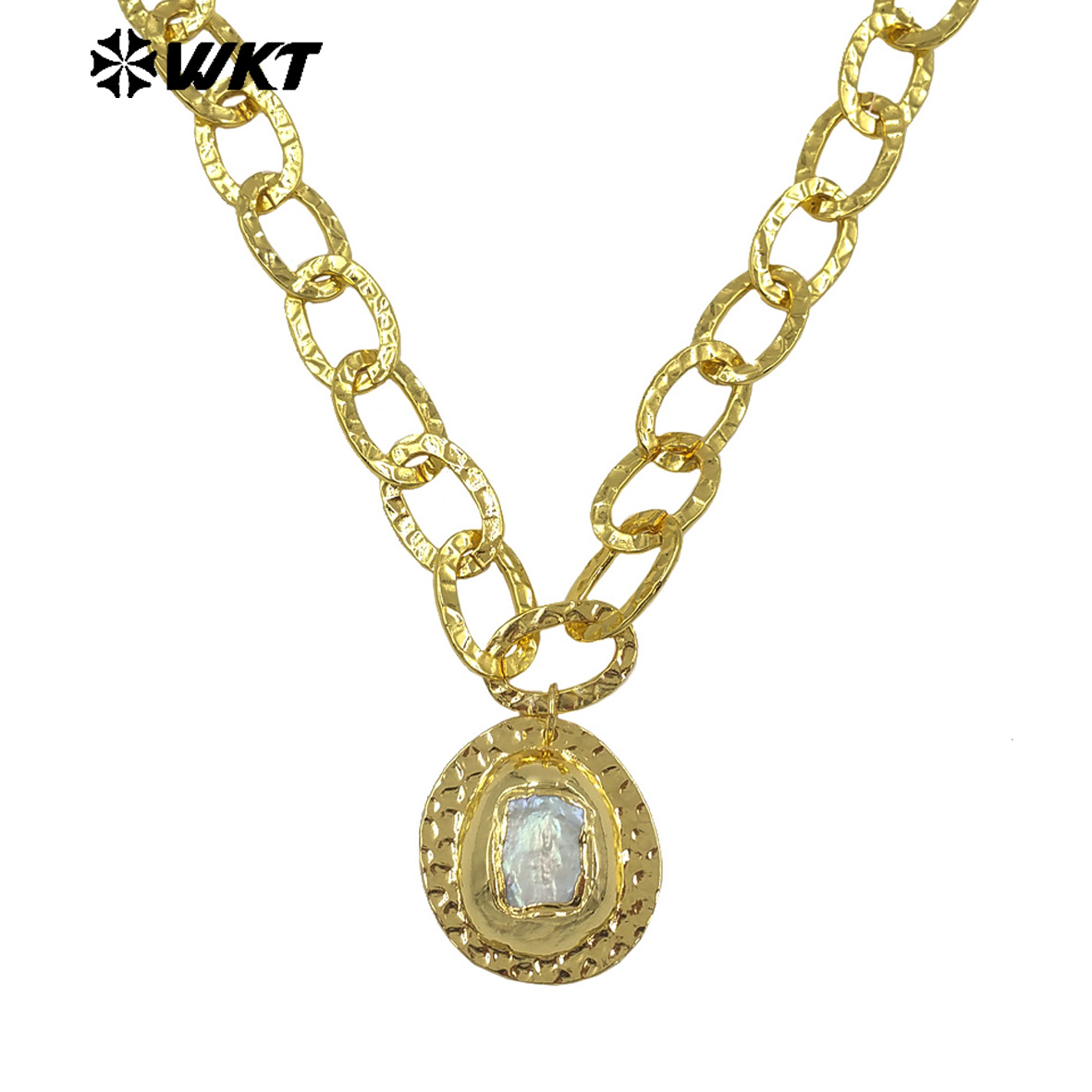 WT-JN367 Kalung 18 Inci Mutiar - Pearl Trim Chain ulasan dan harga