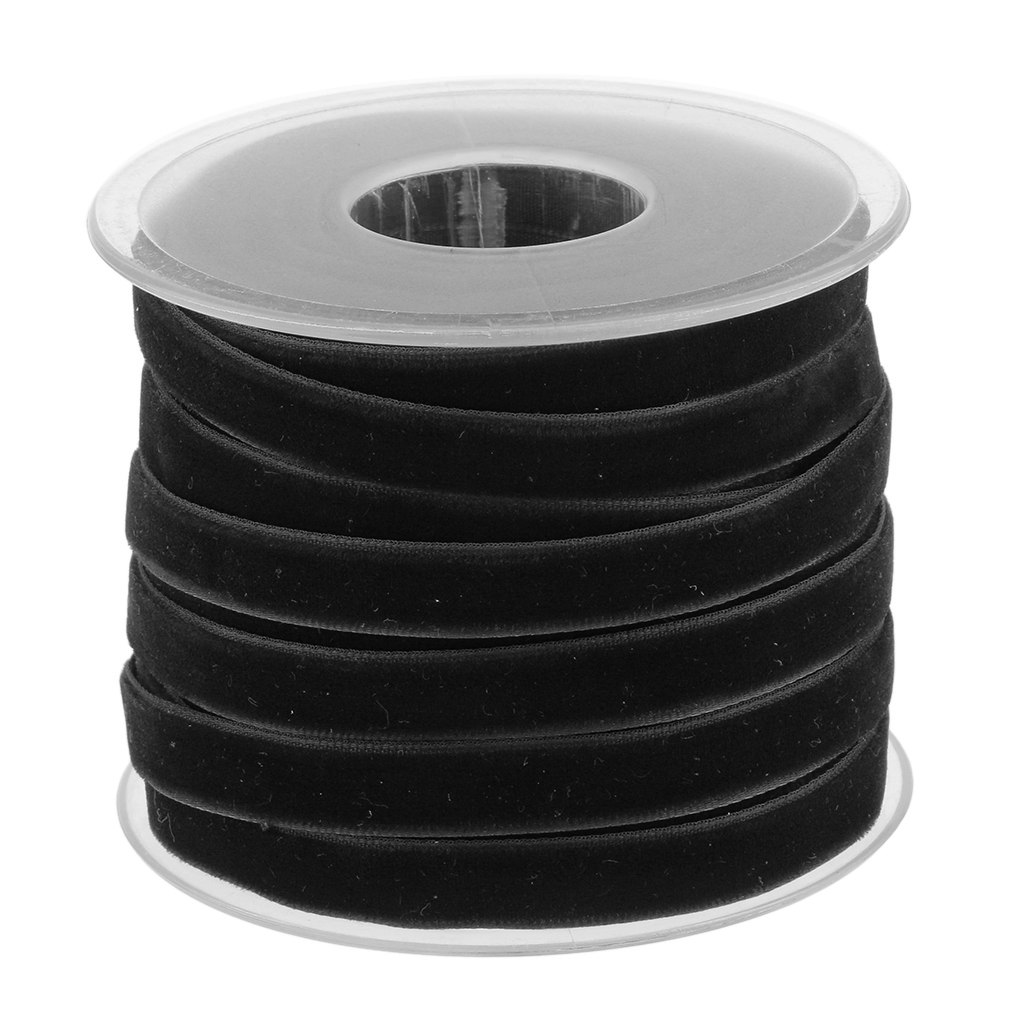 20 Yard 10 Mm Lebar Beludru Pi - Velvet Ribbon Roll ulasan dan harga