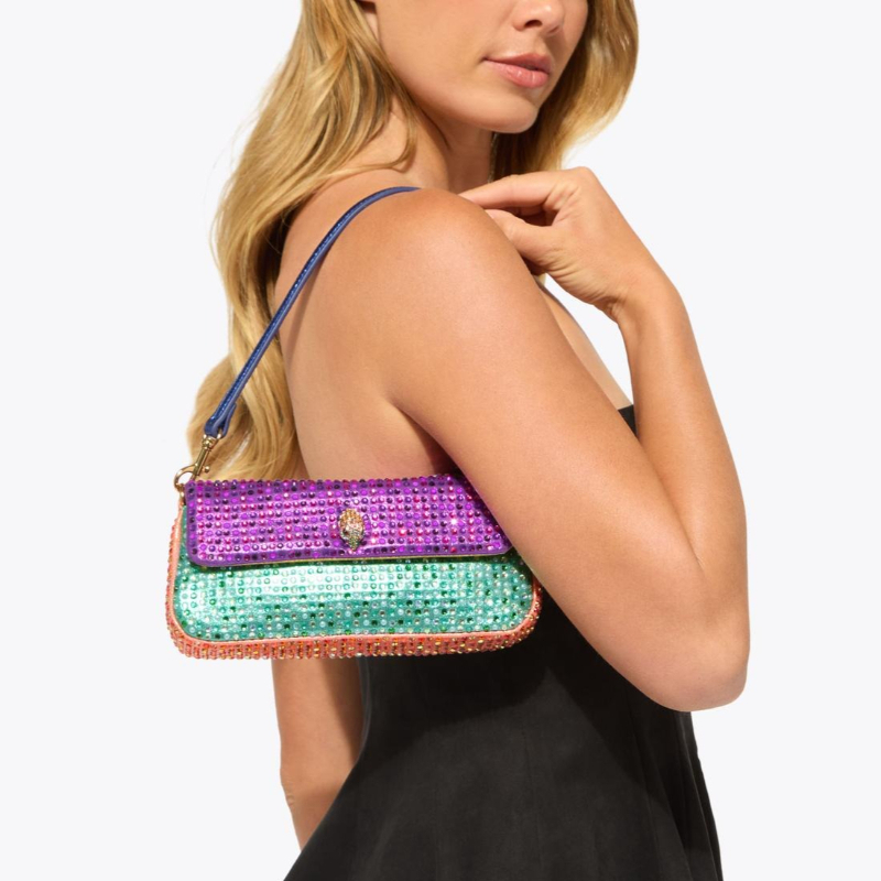 Tas Selempang Mewah Wanita Mer - Sequin Fabric Panel ulasan dan harga