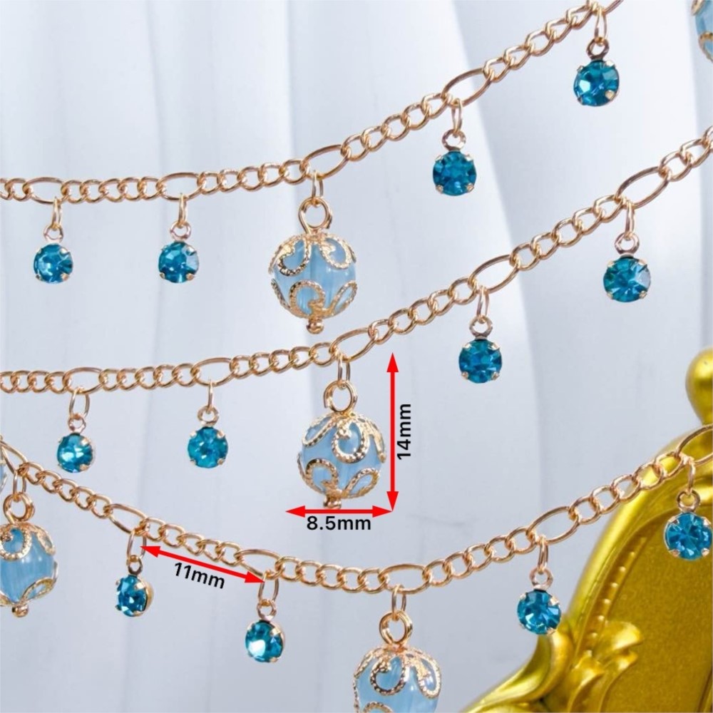 Manik-manik Kaca Rhinestone 0, - Pearl Trim Chain ulasan dan harga