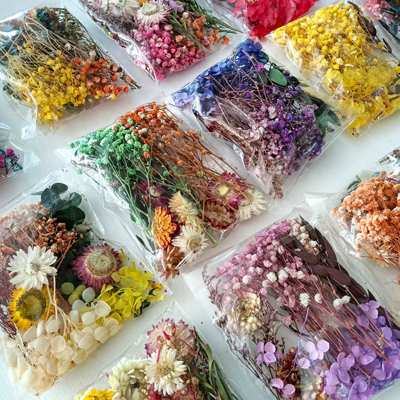 1 Paket Set Bunga Kering Beran - Craft Embellishment ulasan dan harga