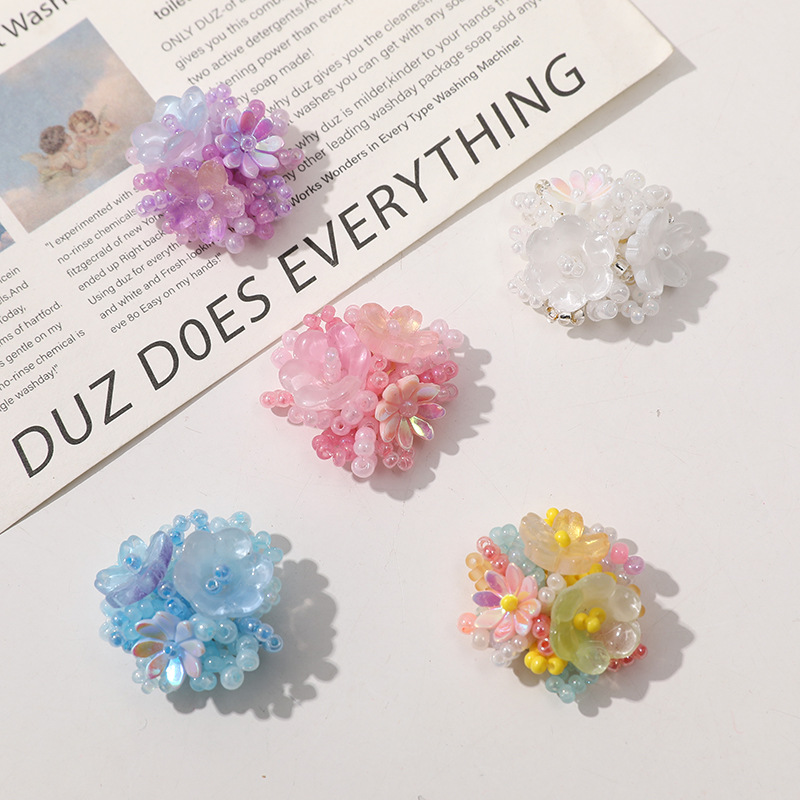 2 Buah Patch Bunga Kristal unt - Applique Patch Flower ulasan dan harga